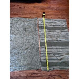 Martha Stewart Collection Pillowcase King Green Striped‎ Paisley Cotton Set